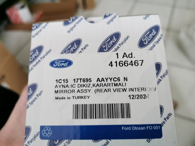 bontott FORD FUSION Belső Visszapillantó Tükör