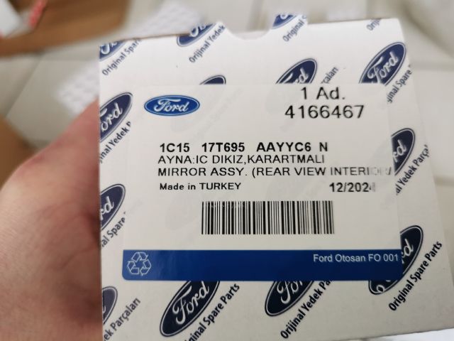 bontott FORD FUSION Belső Visszapillantó Tükör