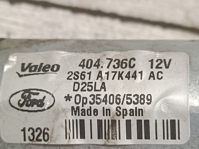 bontott FORD FUSION Hátsó Ablaktörlő Motor