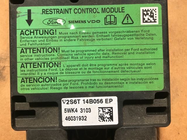 bontott FORD FUSION Légzsák Elektronika