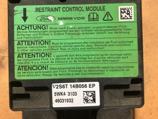 bontott FORD FUSION Légzsák Elektronika