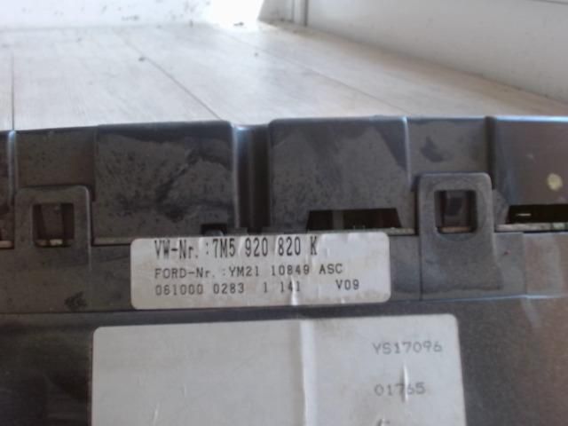 bontott FORD GALAXY Kilométeróra