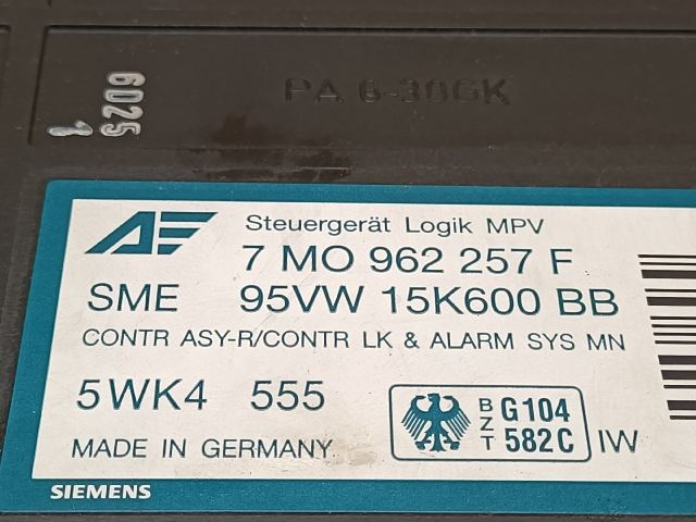 bontott FORD GALAXY Komfort Elektronika