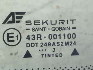 bontott FORD GALAXY Bal A Oszlop Oldalablak Üveg