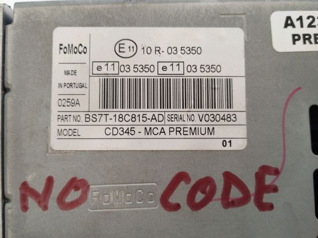 bontott FORD GALAXY Rádió / CD