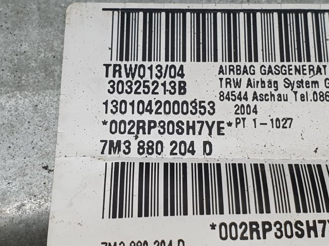 bontott FORD GALAXY Utasoldali Légzsák