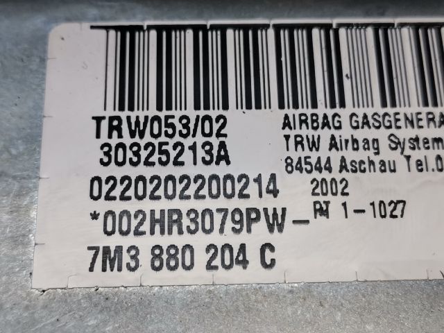 bontott FORD GALAXY Utasoldali Légzsák