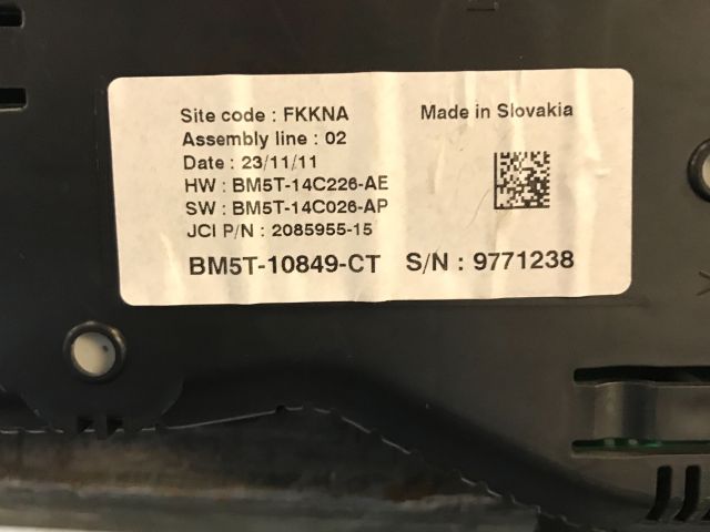 bontott FORD GRAND C-MAX Kilométeróra