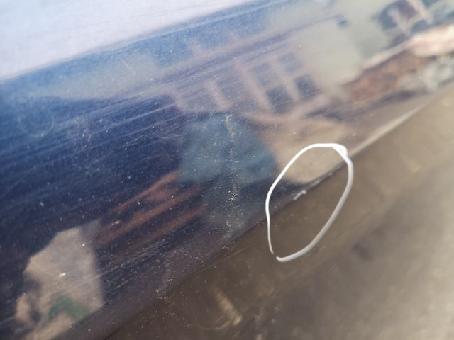 bontott FORD GRAND C-MAX Bal hátsó Ajtó (Üres lemez)