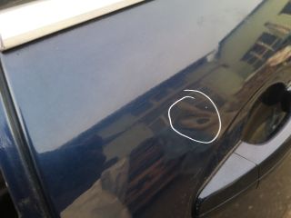 bontott FORD GRAND C-MAX Bal hátsó Ajtó (Üres lemez)