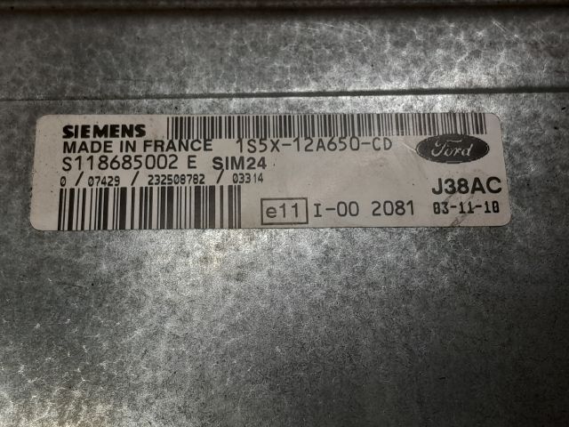 bontott FORD KA Motorvezérlő