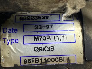 bontott FORD KA Önindító