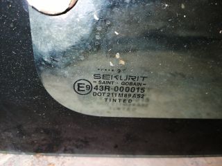 bontott FORD KA Bal hátsó Fixüveg (Ajtóban)