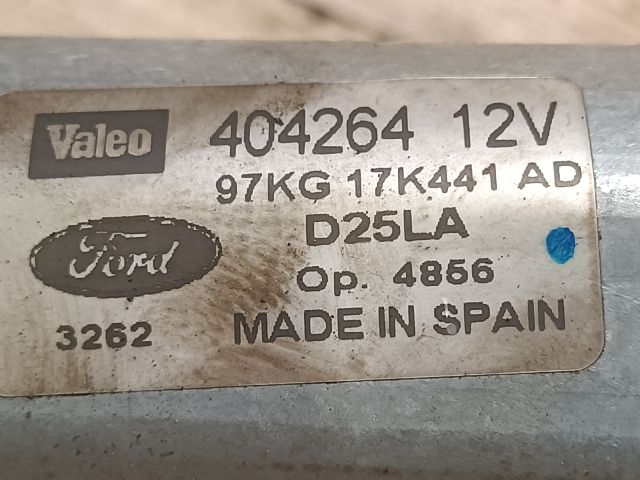 bontott FORD KA Hátsó Ablaktörlő Motor