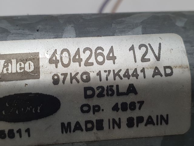 bontott FORD KA Hátsó Ablaktörlő Motor