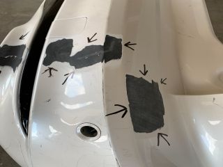 bontott FORD KA Hátsó Lökhárító (Üresen)