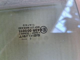 bontott FORD KA Jobb első Ablak