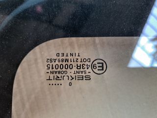 bontott FORD KA Jobb hátsó Ablak