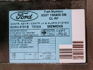 bontott FORD KA Komfort Elektronika