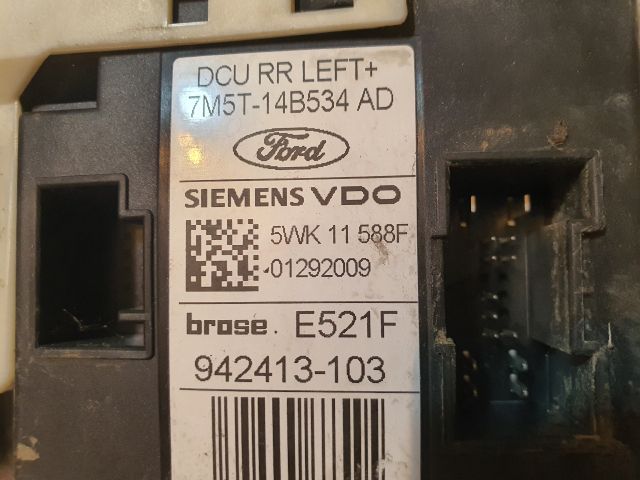 bontott FORD KUGA Bal hátsó Ablakemelő Motor