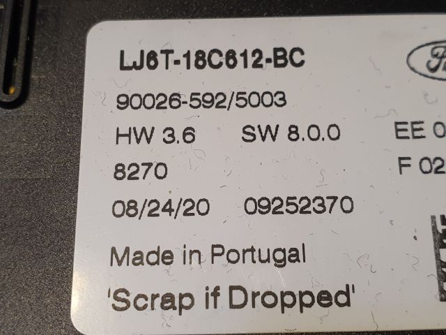 bontott FORD KUGA Fűtéskapcsoló (digit klímás)