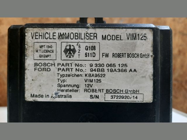 bontott FORD MONDEO I Immobilizer Elektronika