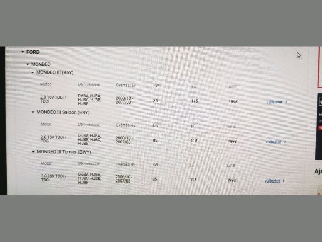 bontott FORD MONDEO III Porlasztó (1 db)