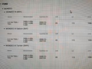 bontott FORD MONDEO III Porlasztó (1 db)