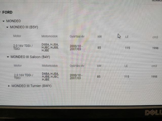 bontott FORD MONDEO III Porlasztó (1 db)