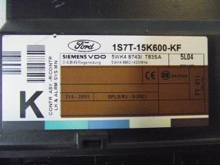 bontott FORD MONDEO III Komfort Elektronika