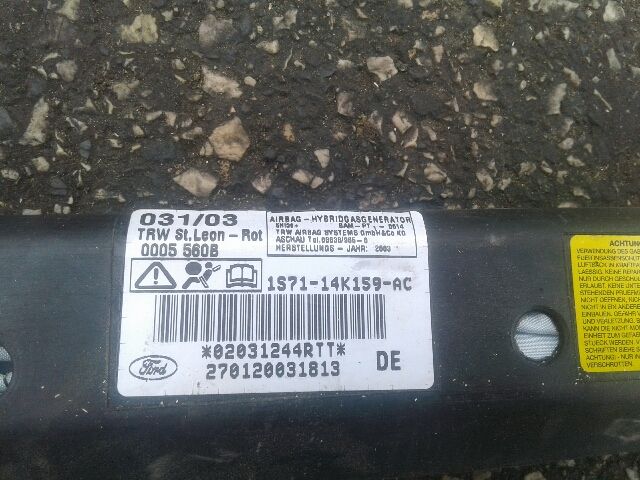 bontott FORD MONDEO III Bal első Függöny Légzsák