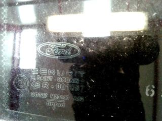 bontott FORD MONDEO III Jobb C Oszlop Oldalablak Üveg