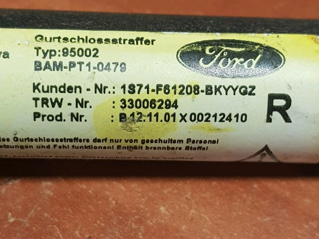 bontott FORD MONDEO III Jobb első Biztonsági Öv Csat