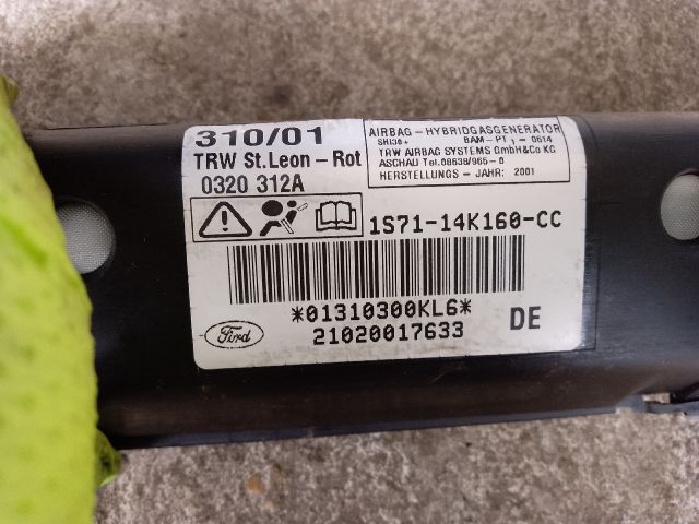 bontott FORD MONDEO III Jobb első Függöny Légzsák