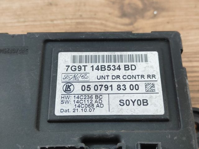 bontott FORD MONDEO IV Bal hátsó Ajtó Vezérlőegység