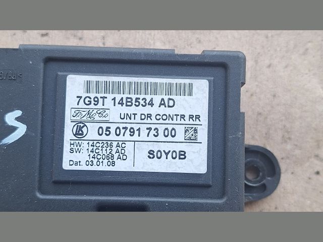 bontott FORD MONDEO IV Jobb hátsó Ajtó Vezérlőegység