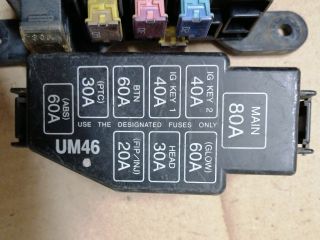 bontott FORD RANGER Biztosítéktábla Motortér