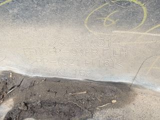 bontott FORD RANGER Bal első Sárvédő Díszléc