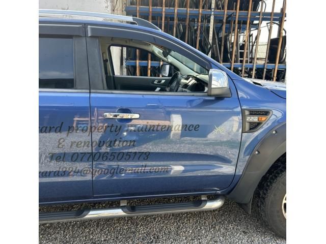 bontott FORD RANGER Jobb első Ajtó (Üres lemez)