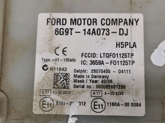 bontott FORD S-MAX Komfort Elektronika