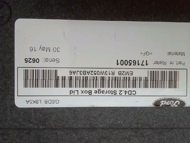 bontott FORD S-MAX II Alsó Padlólemez Burkolat