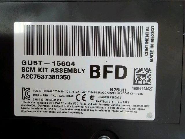 bontott FORD S-MAX II Biztosítéktábla Utastér