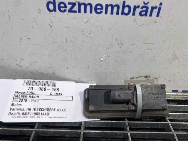 bontott FORD S-MAX II Csomagtérajtó Kilincs