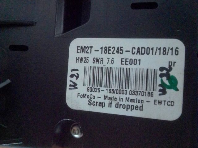 bontott FORD S-MAX II Fűtéskapcsoló (digit klímás)