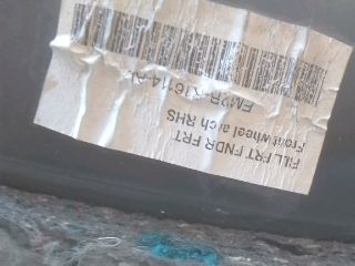 bontott FORD S-MAX II Jobb első Dobbetét (Kerékjárati, Műanyag)