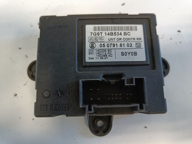 bontott FORD S-MAX Jobb hátsó Ajtó Vezérlőegység