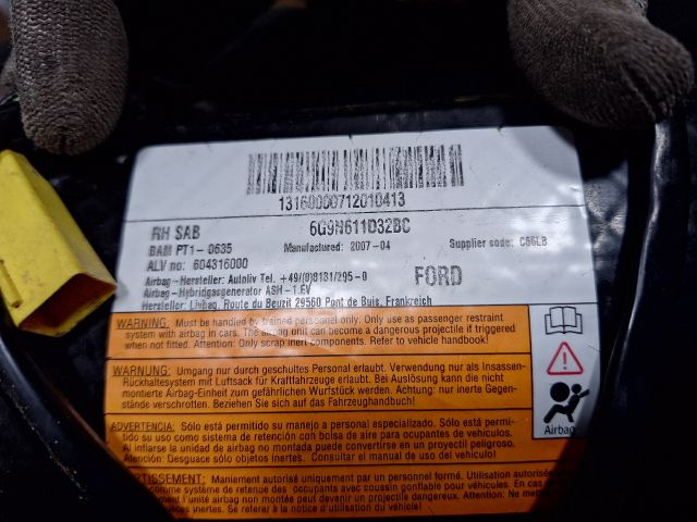 bontott FORD S-MAX Jobb Oldallégzsák