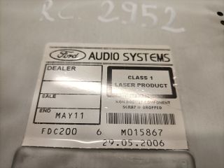bontott FORD S-MAX Rádió / CD