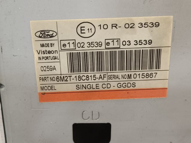 bontott FORD S-MAX Rádió / CD