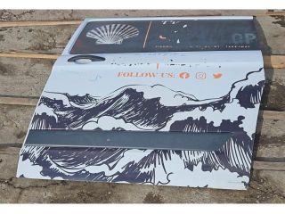 bontott FORD TRANSIT Bal Tolóajtó (Üres lemez)